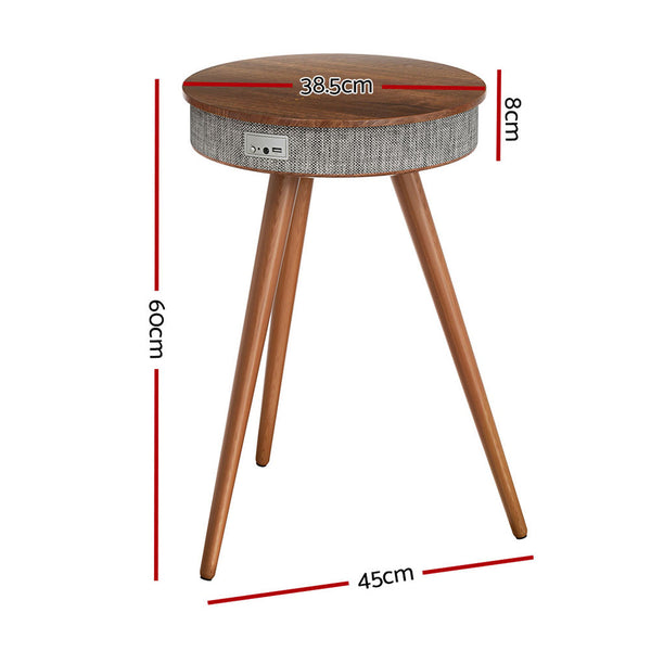 Artiss Smart Coffee Table Wireless Charging Bluetooth