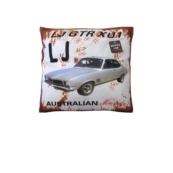 Australian Muscle Car Cushion LJ GTR XU1 White - Health &