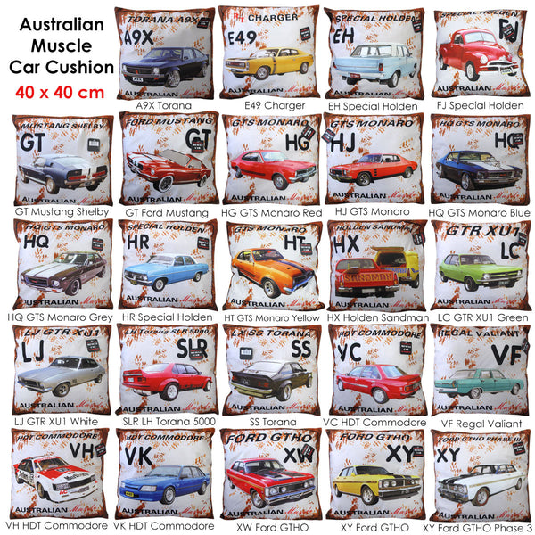 Australian Muscle Car Cushion LJ GTR XU1 White - Health &
