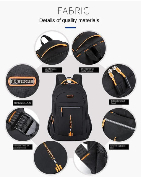 Black Large Capacity Business Backpack for Men and Women
