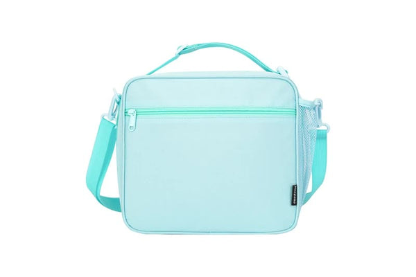 Blue Sparkling Rainbow Heart Insulated Lunch Bag for Kids