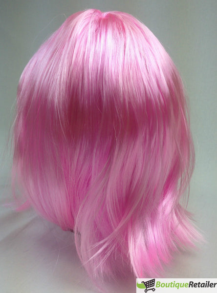 Bob Wig Costume Short Straight Fringe Cosplay Party Full