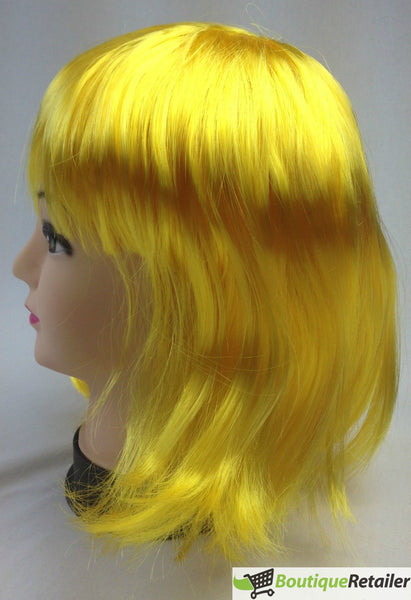 Bob Wig Costume Short Straight Fringe Cosplay Party Full