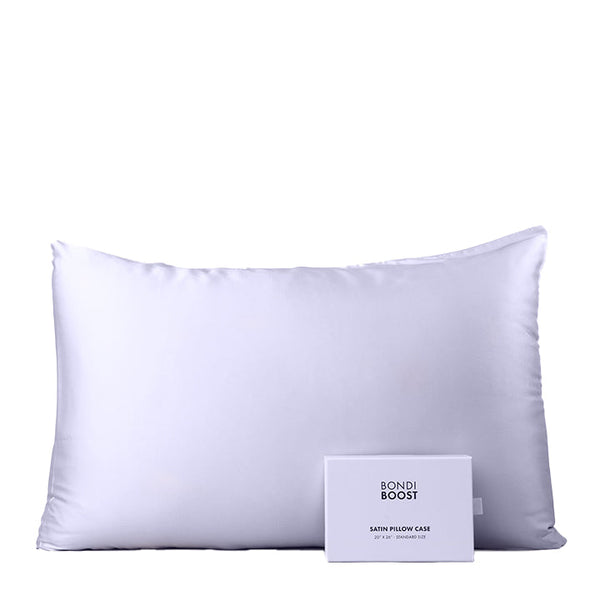 Bondi Boost Satin Pillow Case - Standard Size - Grey