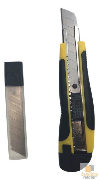 BOX CUTTER & BLADES Knife Retractable Blade Snap Off Razor