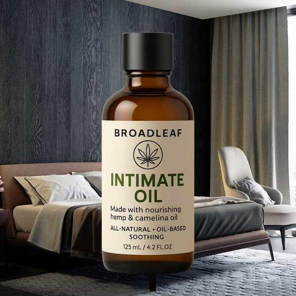 Broadleaf Hemp™ Intimate Oil – Hemp & Camelina + Rose Blend