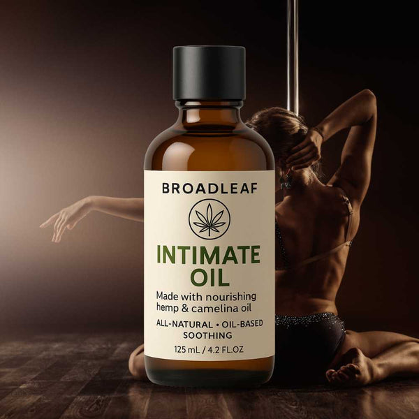 Broadleaf Hemp™ Intimate Oil – Hemp & Camelina + Rose Blend