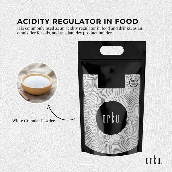 Bulk 20Kg Sodium Citrate Powder - Trisodium Food Grade Salt
