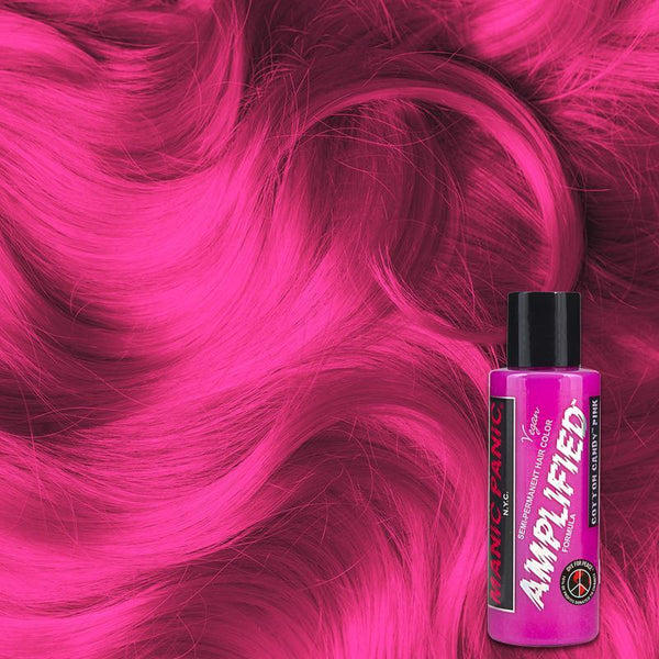 Manic Panic Cotton Candy Amplified 118ml Amplified Squeeze Bottle Formula Hair Color