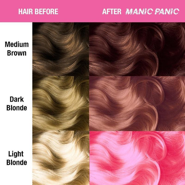 Manic Panic Cotton Candy Amplified 118ml Amplified Squeeze Bottle Formula Hair Color