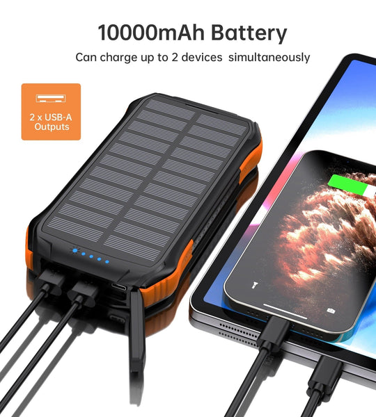 CHOETECH B658 10000mAh Solar Power Bank - Electronics >
