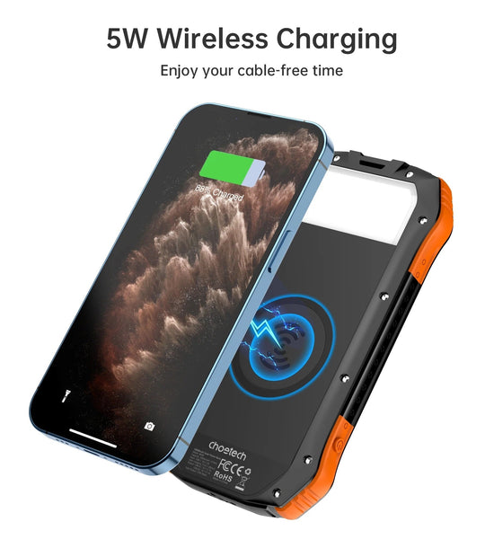 CHOETECH B659 10000mAh Solar Power Bank - Electronics >