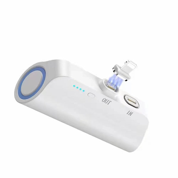 CHOETECH B660-WH 3000mAh Mini Power Bank with 3 Magnetic