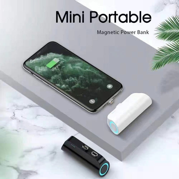 CHOETECH B660-WH 3000mAh Mini Power Bank with 3 Magnetic