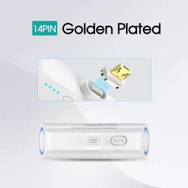 CHOETECH B660-WH 3000mAh Mini Power Bank with 3 Magnetic
