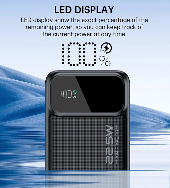 CHOETECH B731 40000mAh Power Bank PD22.5W with Digital