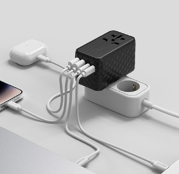 CHOETECH PD6028 2C + 2A + AC 5 Ports GaN Tech PD100W Travel