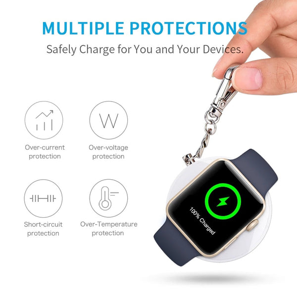 CHOETECH T313 MFI Magnetic Wireless Charger 900mAh power