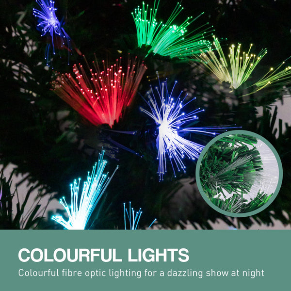 Christabelle 1.5m Enchanted Pre Lit Fibre Optic Christmas
