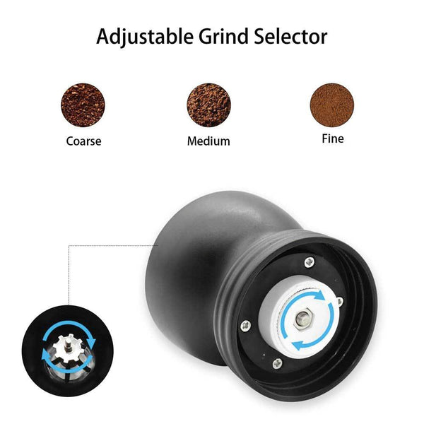 Coffee Bean Grinder - Manual Hand Stainless Ceramic Burr