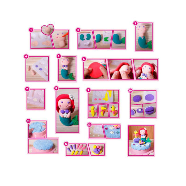 Colorato Mermaid Glow Set - Glow-in-the-Dark Super Clay DIY