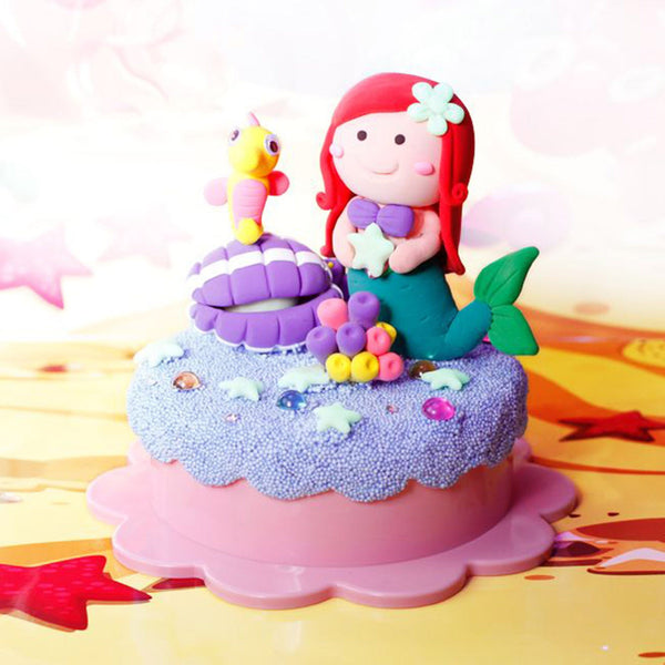 Colorato Mermaid Glow Set - Glow-in-the-Dark Super Clay DIY