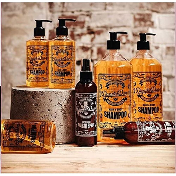 Dapper Dan Hair and Body Shampoo, with Vitamin B5, 1 X 300 Ml