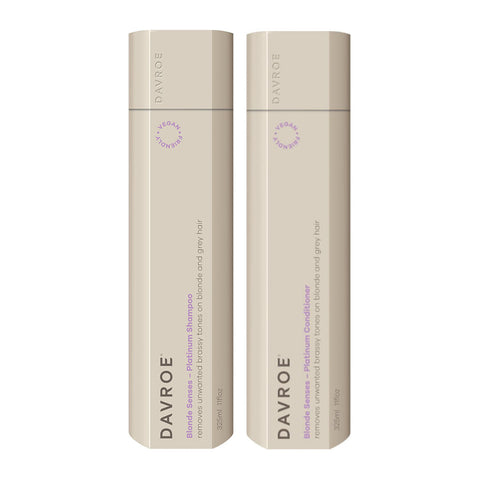 Davroe Blonde Senses Blonde Platinum Shampoo & Conditioner 325ml