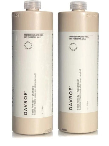 Davroe Scalp Remedy Anti Dandruff Shampoo Conditioner 1000ml 1 litre DUO
