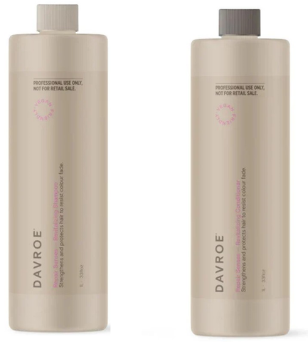 Davroe Repair Senses Revitalising Shampoo & Conditioner 1L/1000ml DUO