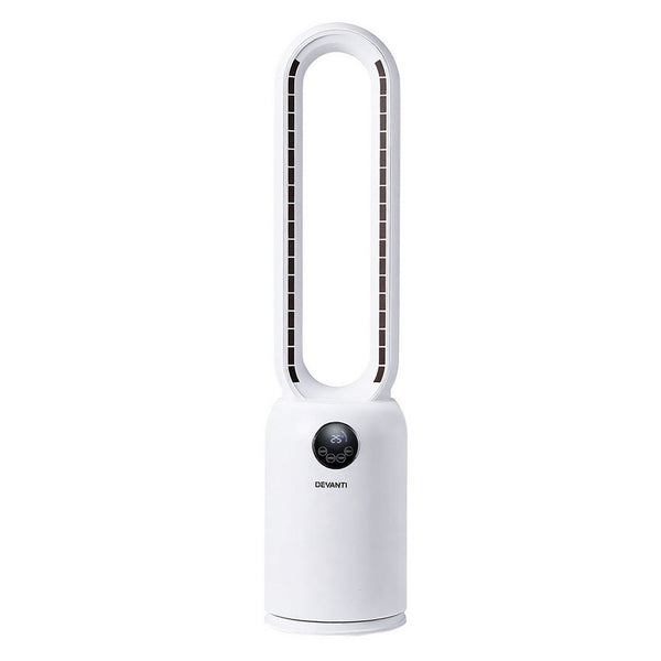 Devanti 2in1 Bladeless Fan Air Purification W/ Remote 88cm