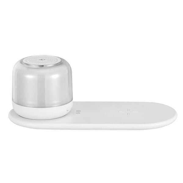 Devanti 3 in 1 Wireless Charger 15W Fast Charging RGB Light