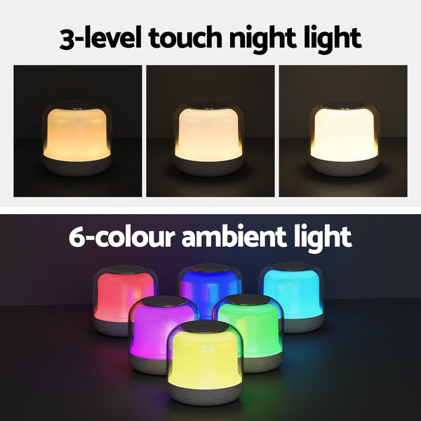 Devanti 3 in 1 Wireless Charger 15W Fast Charging RGB Light