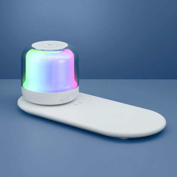 Devanti 3 in 1 Wireless Charger 15W Fast Charging RGB Light
