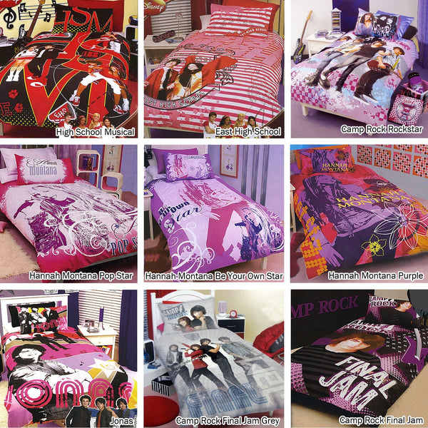 Disney Hannah Montana Purple Quilt Cover Set Single - Baby