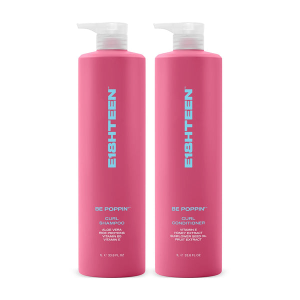 E18HTEEN Be Poppin’ Curl Duo 1L