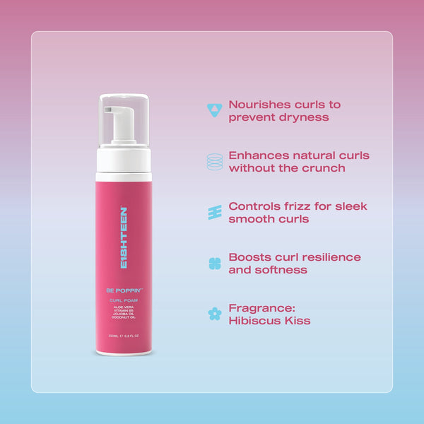 E18HTEEN Be Poppin’ Curl Essentials