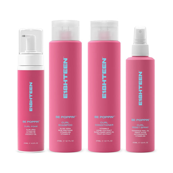 E18HTEEN Be Poppin’ Curl Essentials