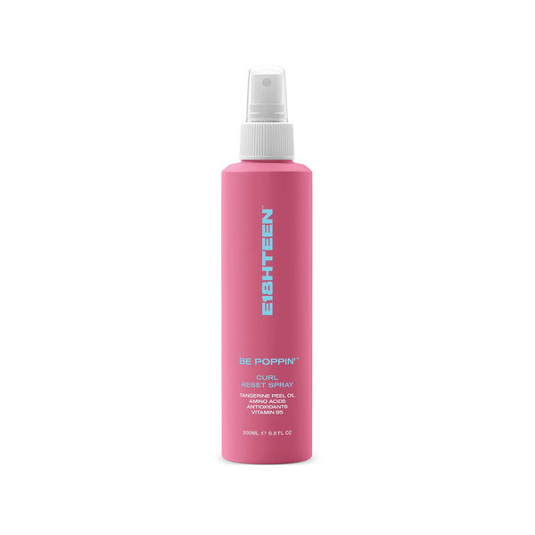 E18HTEEN Be Poppin’ Curl Reset Spray 200ml - Hair Care