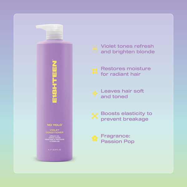 E18HTEEN No YOLO Violet Conditioner 1L - Hair Care
