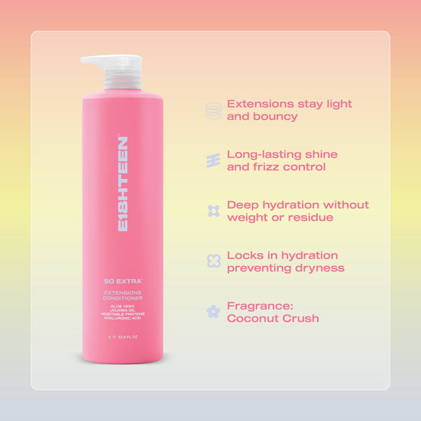 E18HTEEN So Extra Extensions Conditioner 1L - Hair Care