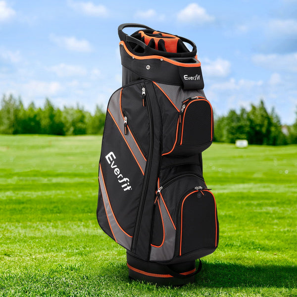 Everfit 14 Ways Dividers Golf Bag Stand Insulated Carry Bag