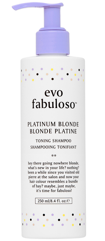 Evo Fabuloso Platinum Blonde Toning Shampoo