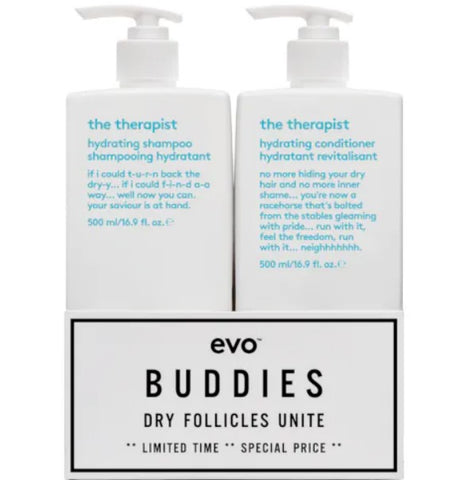 Evo The Therapist Shampoo and Conditioner 500ml Duo Pack