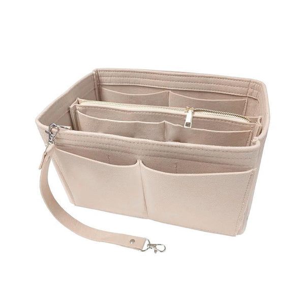 Felt Handbag Organizer Insert with Multiple Pockets