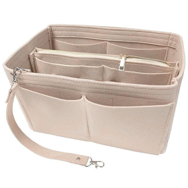 Felt Handbag Organizer Insert with Multiple Pockets