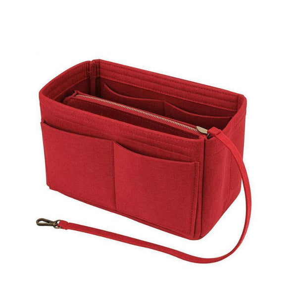 Felt Handbag Organizer Insert with Multiple Pockets