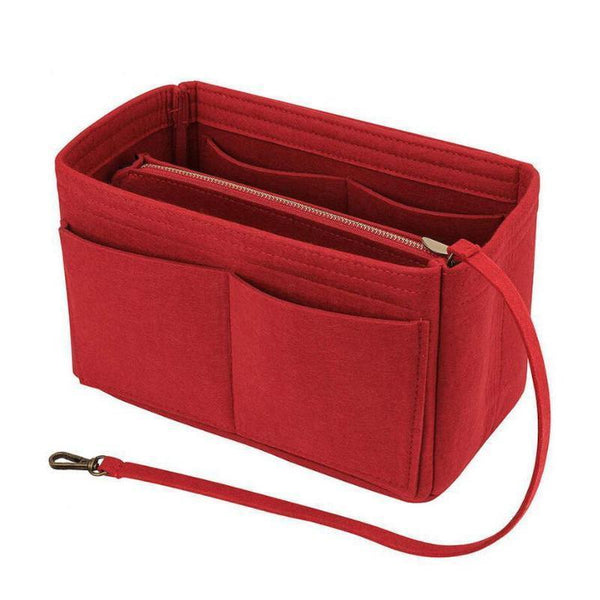 Felt Handbag Organizer Insert with Multiple Pockets