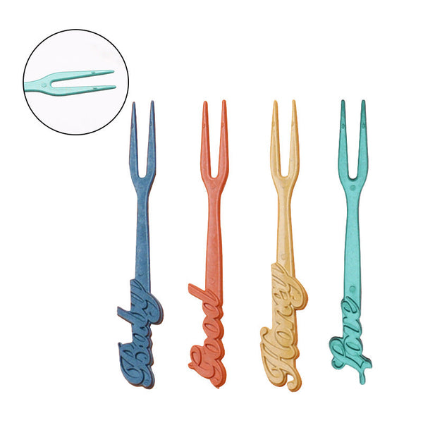 Four-person Set Yellow Eco-Friendly Wheat Straw Dinnerware