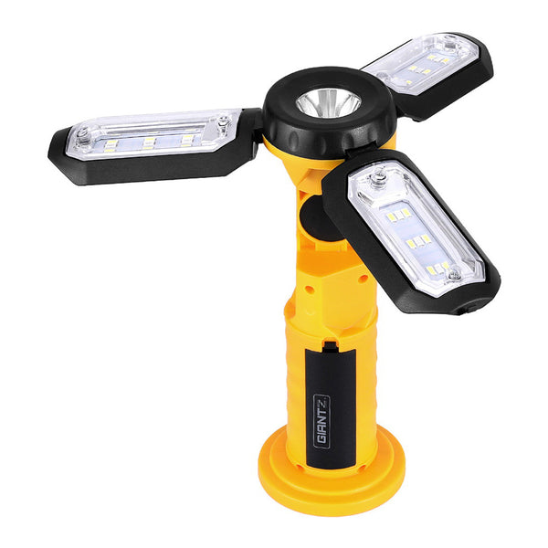 Giantz Work Light Rechargeable USB Cordless LED Lamp Hook